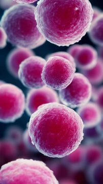 3D Illustration of Streptococcus Bacteria
