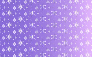 Winter Snowflake pattern Background