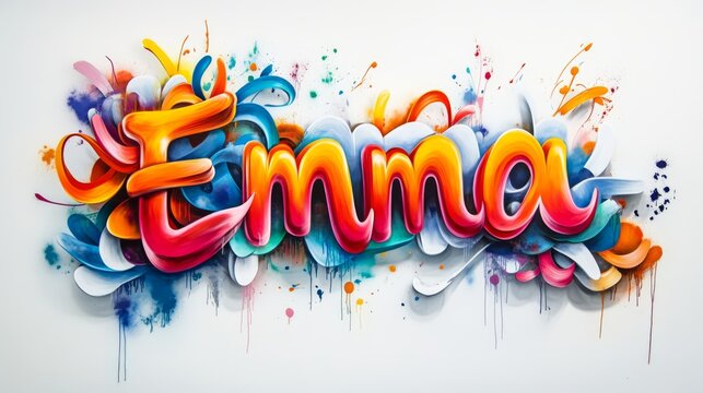 Emma Graffiti Splash Art