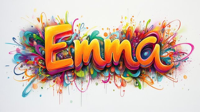 Emma Graffiti Splash Art