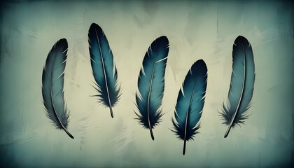 Clear Plain Shiny Warm Soft Vintage Bokeh Cloudy Wave Like Geometric Blue Background or Texture