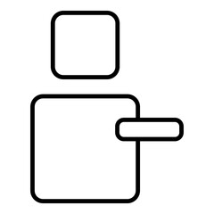 Robot icon vector illustration on white background