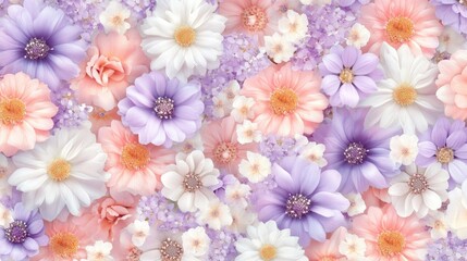 Pastel Blossoms: Delicate Petals, Soft Hues, Springtime Blooms, Floral Abundance, Vibrant Colors, Garden Delights, Nature's Beauty, Exquisite Flowers, Soft Focus Photography, Flower Wallpaper