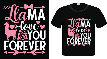 Valentine's Day Typography T-Shirt Design For Print Ready