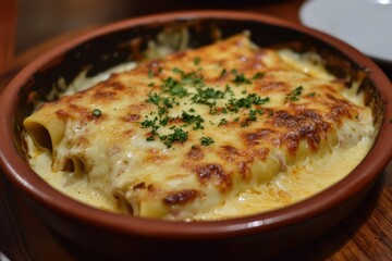 Bechamel sauce for meat cannelloni