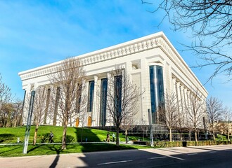 Palace of International Forums &ldquo;Uzbekistan&rdquo;  is located near to Amir Timur Square. Tashkent, Uzbekistan.