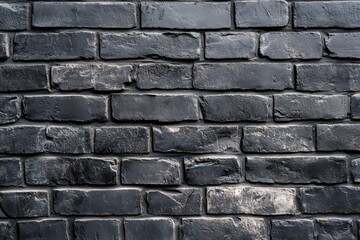 Fototapeta premium Black and white concrete brick wall