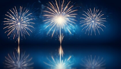 Fototapeta premium Clear Plain Shiny Warm Soft Vintage Bokeh Cloudy Wave Like Geometric Blue Background or Texture