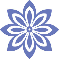 Beautiful flower art and mandala vector design