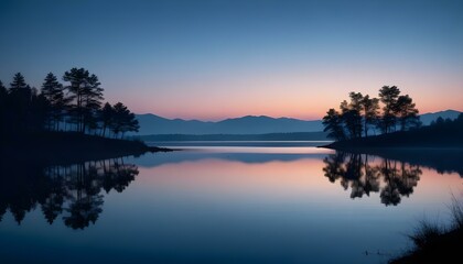 Clear Plain Shiny Warm Soft Vintage Bokeh Cloudy Wave Like Geometric Blue Background or Texture
