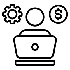 freelancer single icon