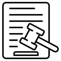 legal single icon