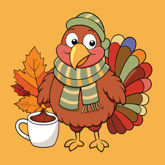 thanksgiving country with basket of vegetables