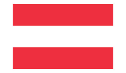 Austria flag vector illustration.