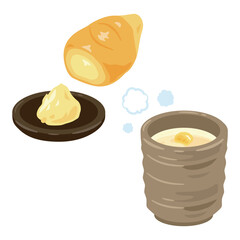 湯呑みに入った生姜湯