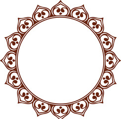 Beautiful flower art and mandala vector design