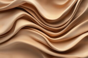 Fototapeta premium Luxurious suede texture in mocha mousse close-up fabric detail warm tones elegant environment textural concept