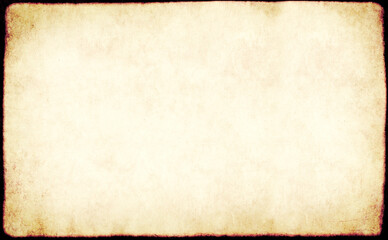 Background with grunge texture of retro paper. Horizontal banner with cardboard texture. Old paper vintage texture. Craft eco paper sheet backdrop with rough grunge shabby scratched textured