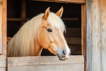 Obraz premium Farm Haflinger horse