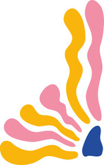 Vector Illustration of Trippy Aesthetic Flower