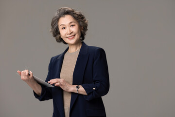 Portrait of senior female entrepreneur