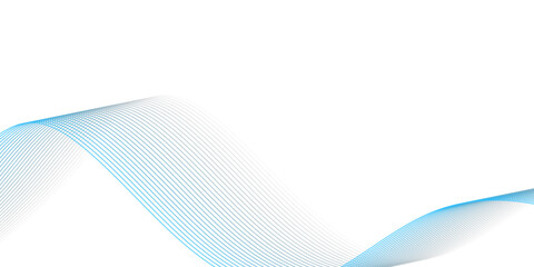 Wave flowing liquid line abstract background. Black and white vector design 3D lines in perspective, curve and wave lines in motion, smooth and soft backdrop.