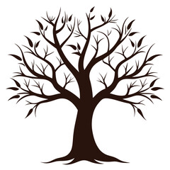 tree silhouette vector