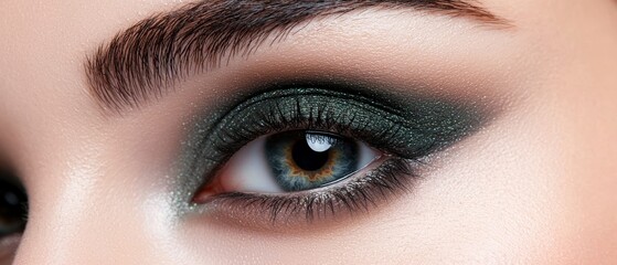 Obraz premium A makeup artist preparing a bride for her wedding day with precision tools.