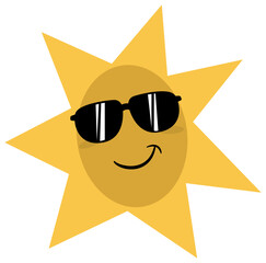 Vector Illustration of Sun Wear Sunglasses