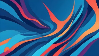 Clear Plain Shiny Warm Soft Vintage Bokeh Cloudy Wave Like Geometric Blue Background or Texture