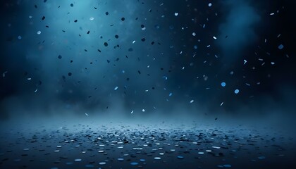 Clear Plain Shiny Warm Soft Vintage Bokeh Cloudy Wave Like Geometric Blue Background or Texture