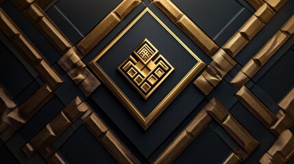 A clean and elegant logo design featuring a stylized pen and paper icon intertwined with the university initials, ideal for academic branding 
