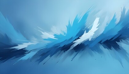 Clear Plain Shiny Warm Soft Vintage Bokeh Cloudy Wave Like Geometric Blue Background or Texture