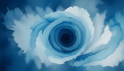 Clear Plain Shiny Warm Soft Vintage Bokeh Cloudy Wave Like Geometric Blue Background or Texture