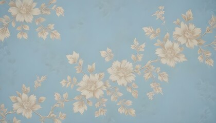 Clear Plain Shiny Warm Soft Vintage Bokeh Cloudy Wave Like Geometric Blue Background or Texture