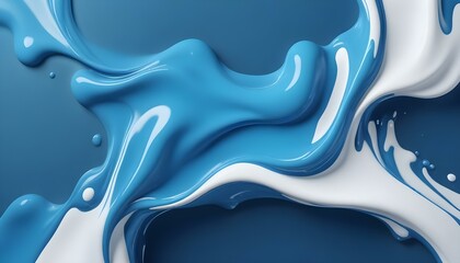 Clear Plain Shiny Warm Soft Vintage Bokeh Cloudy Wave Like Geometric Blue Background or Texture