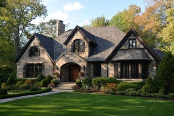 Obraz premium roofing installation for new home