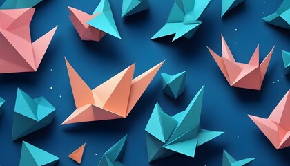 Clear Plain Shiny Warm Soft Vintage Bokeh Cloudy Wave Like Geometric Blue Background or Texture