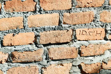 dark red brick texture is suitable for buildings