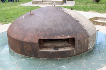 Bunker in the Albanian capital Tirana from the time of Enver Hoxha