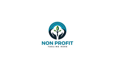 Innovative Charity Logo Vector Design, Nonprofit Logo Collection for Community Care