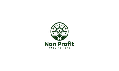 Innovative Charity Logo Vector Design, Nonprofit Logo Collection for Community Care