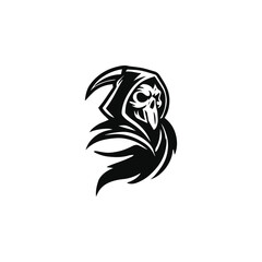 Bold Grim Reaper Logo
