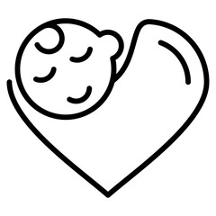 baby care single icon