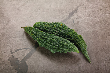 Raw green exotic Bitter melon