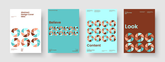 Naklejka premium Abstract Banner Template. Isolated Report Design. Creative Flyer Layout. Business Presentation. Book Cover. Background. Poster. Brochure. Notebook. Advertising. Pamphlet. Newsletter. Magazine