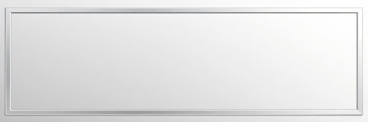 An elegant and minimalist silver border with ample space in the middle for text or images, background, blank, elegant