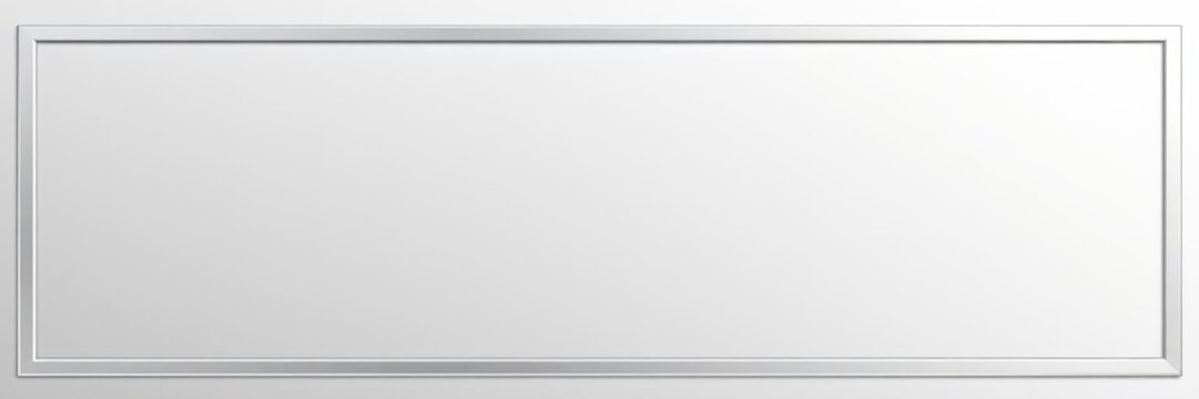 An elegant and minimalist silver border with ample space in the middle for text or images, background, blank, elegant