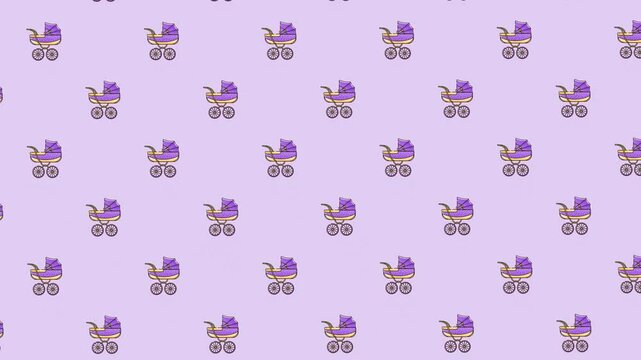 Baby Shower Newborn Animated Loop Background