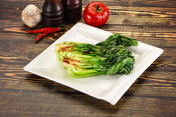 Asian grilled Pak Choy salad